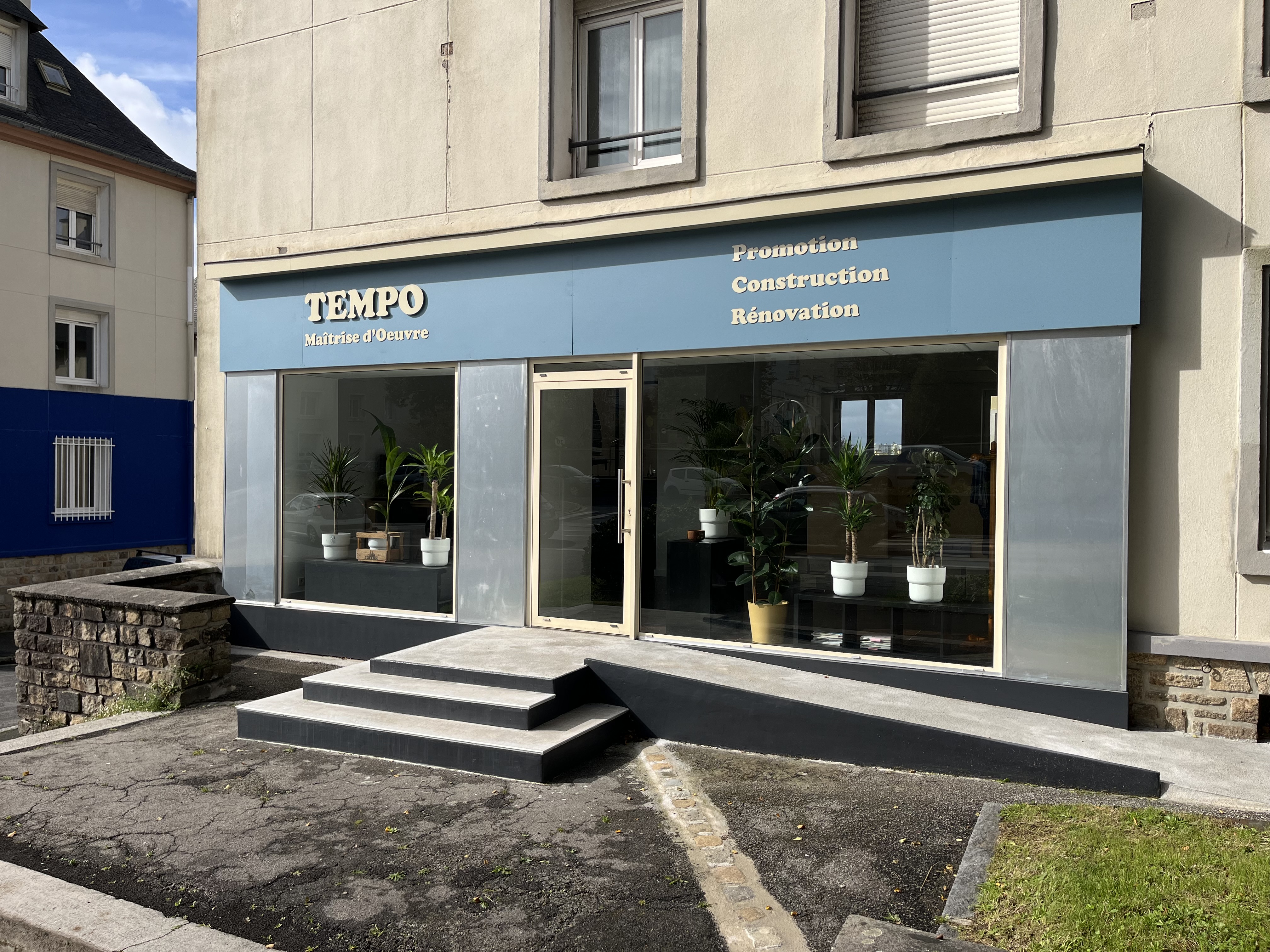 Facade des bureaux Tempo MO — 50 Boulevard Montaigne, Brest